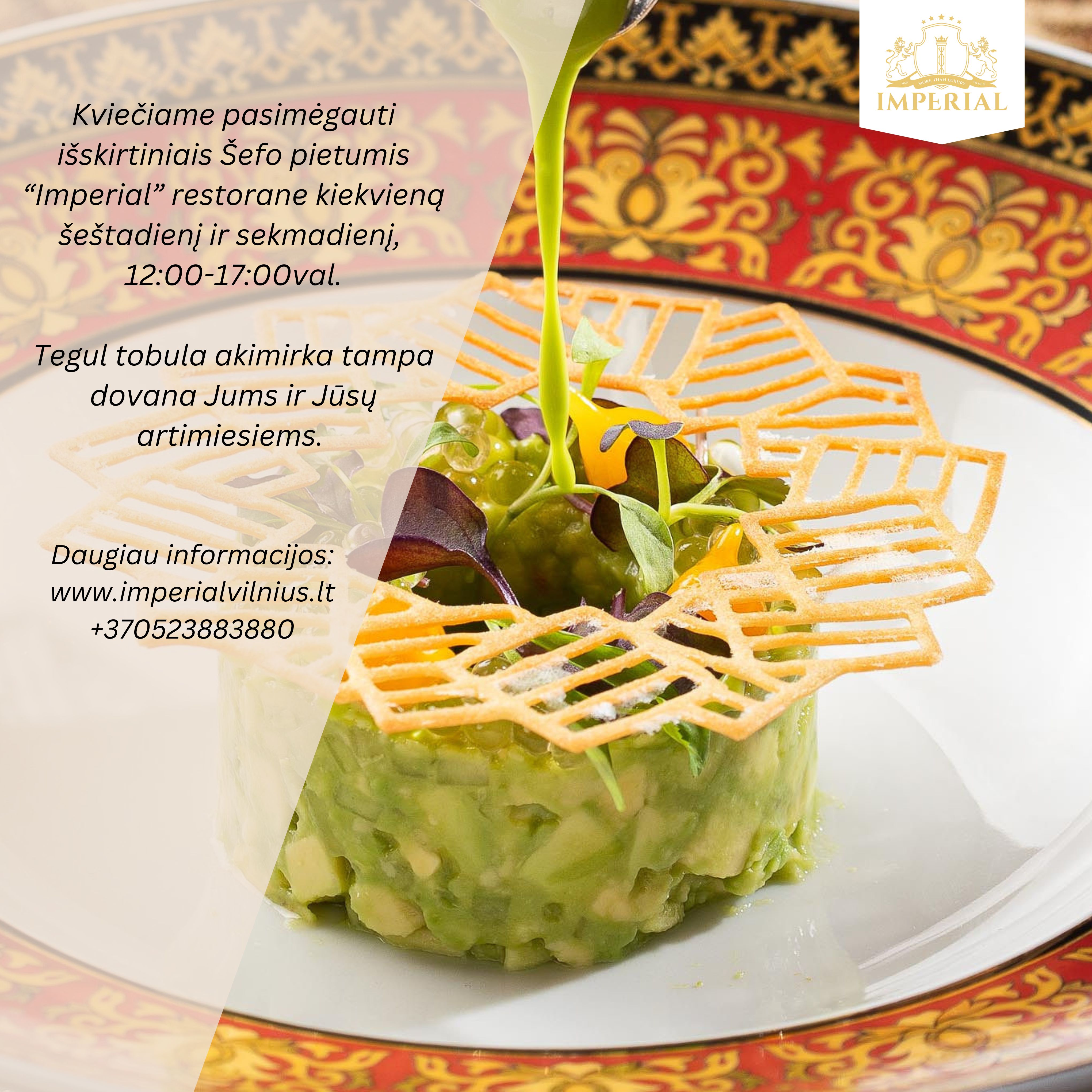 WEEKEND LUNCH SPECIAL